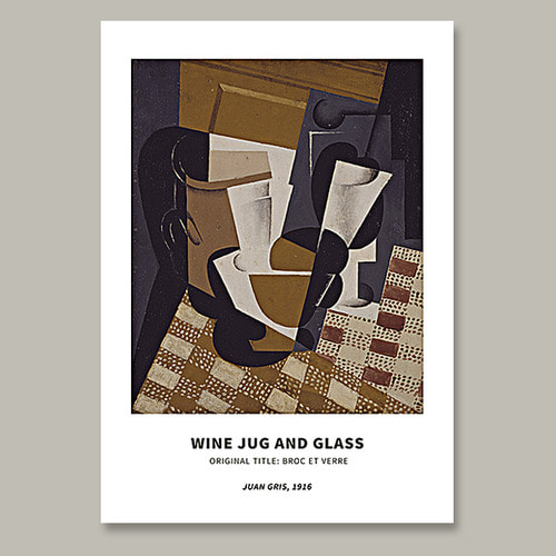Wine Jug and Glass 명화 인테리어액자